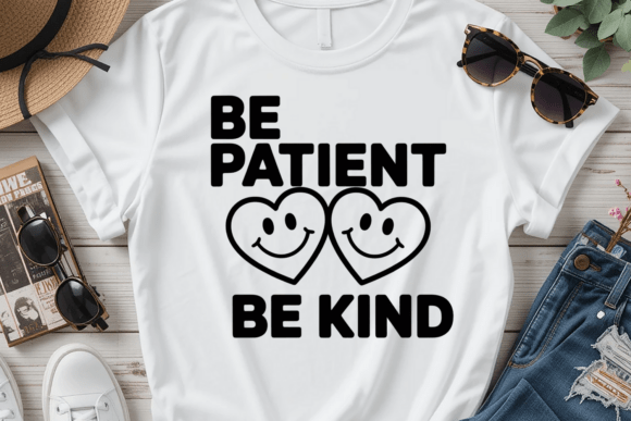 Be Patient Be Kind Autism SVG: Graphics & T-Shirt Designs