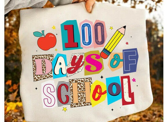 Coquette 100 Days School Graphics & T-Shirt Designs