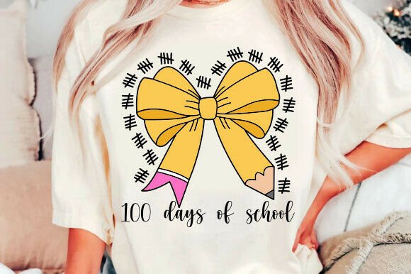Coquette 100th Graphics for T-Shirt Designs