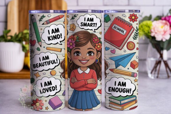 Girl Empowerment School Graphics & Tumbler Wraps