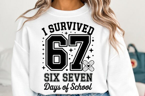 I Survived 67 Days PNG: Graphics & T-Shirt Designs
