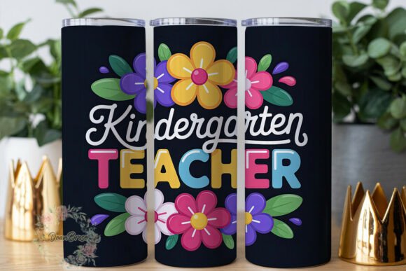 Kindergarten Teacher Floral 20oz Tumbler Design Review