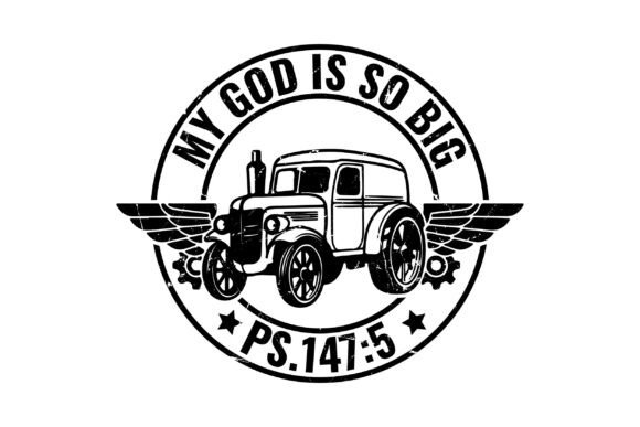 My God is so Big Ps.147 5 Svg: Graphics & T-Shirt Designs