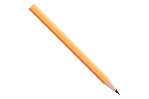 Pencil Color Icon Graphics & Illustrations Review