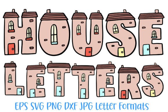 Review: House Font Home Brick Letters for Embroidery