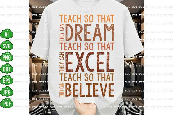 Teach Black History PNG: Graphics for T-Shirt Designs