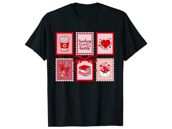 Teacher Love Valentine’s T-Shirt Graphics